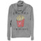 Junior's CHIN UP Fry Day In Love Cowl Neck Sweatshirt