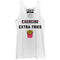 Women's CHIN UP Exercise Extra Fries Racerback Tank Top