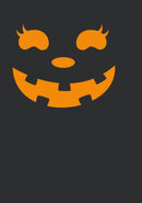 Junior's CHIN UP Halloween Jack o' Lantern Face T-Shirt