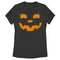 Women's CHIN UP Halloween Jack o' Lantern Face T-Shirt