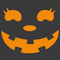 Boy's CHIN UP Halloween Jack o' Lantern Face T-Shirt