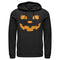 Men's CHIN UP Halloween Jack o' Lantern Face Pull Over Hoodie