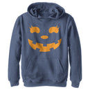 Boy's CHIN UP Halloween Jack o' Lantern Face Pull Over Hoodie
