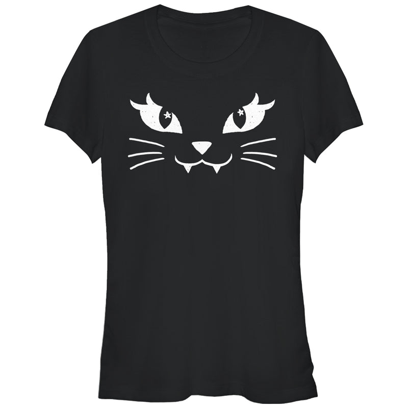 Junior's Lost Gods Kitty Cat Face T-Shirt