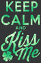 Junior's Lost Gods St. Patrick's Day Keep Calm and Kiss Me T-Shirt