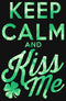 Men's Lost Gods St. Patrick's Day Keep Calm and Kiss Me T-Shirt