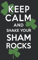 Women's Lost Gods St. Patrick's Day Keep Calm and Shake your Shamrocks Racerback Tank Top