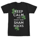 Men's Lost Gods St. Patrick's Day Keep Calm and Shake your Shamrocks T-Shirt