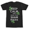 Men's Lost Gods St. Patrick's Day Keep Calm and Shake your Shamrocks T-Shirt