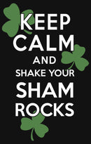 Men's Lost Gods St. Patrick's Day Keep Calm and Shake your Shamrocks T-Shirt