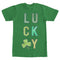 Men's Lost Gods St. Patrick's Day Lucky Tie-Dye Fill T-Shirt