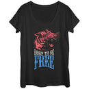 Women's Lost Gods Born to be Free Scoop Neck