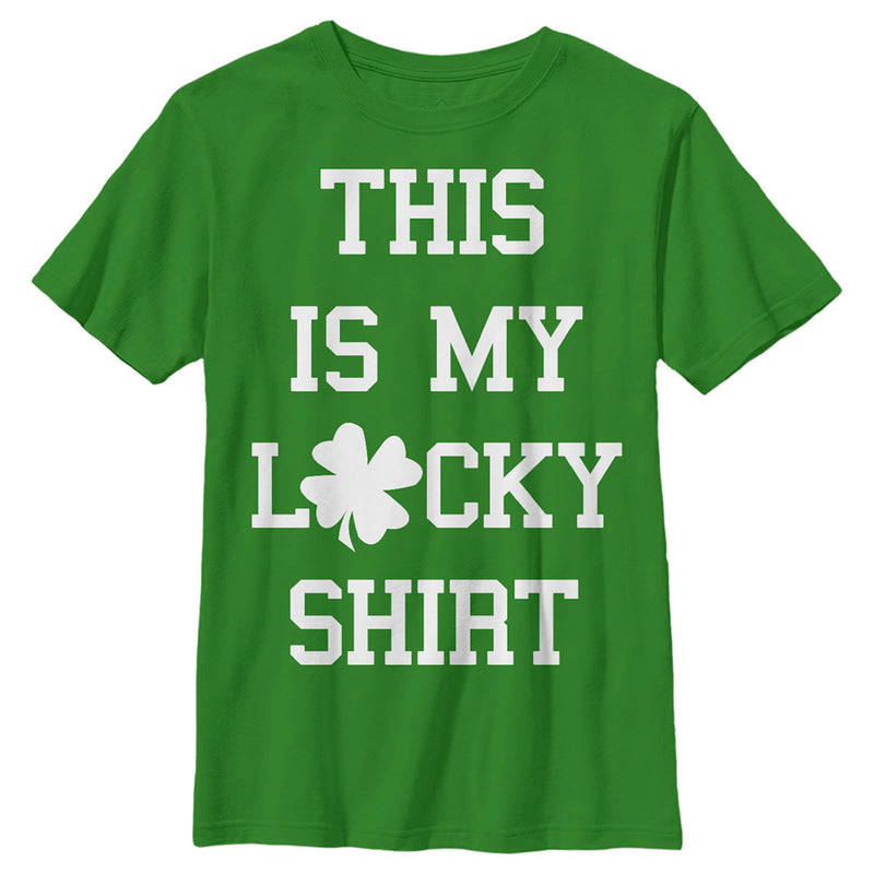 Boy's Lost Gods St. Patrick's Day This is my Lucky Shirt T-Shirt