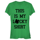 Junior's Lost Gods St. Patrick's Day This is my Lucky Shirt T-Shirt