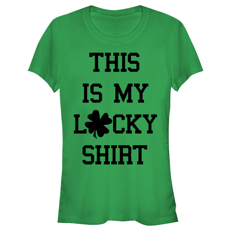 Junior's Lost Gods St. Patrick's Day This is my Lucky Shirt T-Shirt