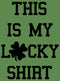 Women's Lost Gods St. Patrick's Day This is my Lucky Shirt Racerback Tank Top