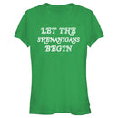 Junior's Lost Gods St. Patrick's Day Let the Shenanigans Begin Retro T-Shirt