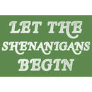 Women's Lost Gods St. Patrick's Day Let the Shenanigans Begin Retro Racerback Tank Top