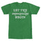 Men's Lost Gods St. Patrick's Day Let the Shenanigans Begin Retro T-Shirt