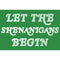 Men's Lost Gods St. Patrick's Day Let the Shenanigans Begin Retro T-Shirt