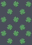 Women's Lost Gods St. Patrick's Day Four-Leaf Clover Print Racerback Tank Top