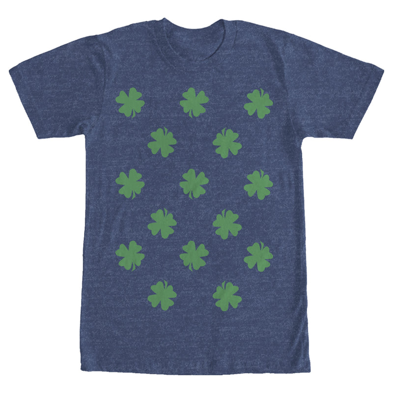 Men's Lost Gods St. Patrick's Day Four-Leaf Clover Print T-Shirt