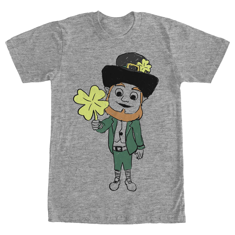 Men's Lost Gods St. Patrick's Day Leprechaun Greetings T-Shirt