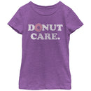 Girl's CHIN UP Donut Care T-Shirt