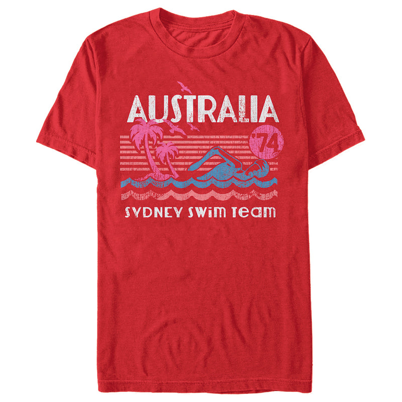 Men's Lost Gods Australia Swim Team T-Shirt