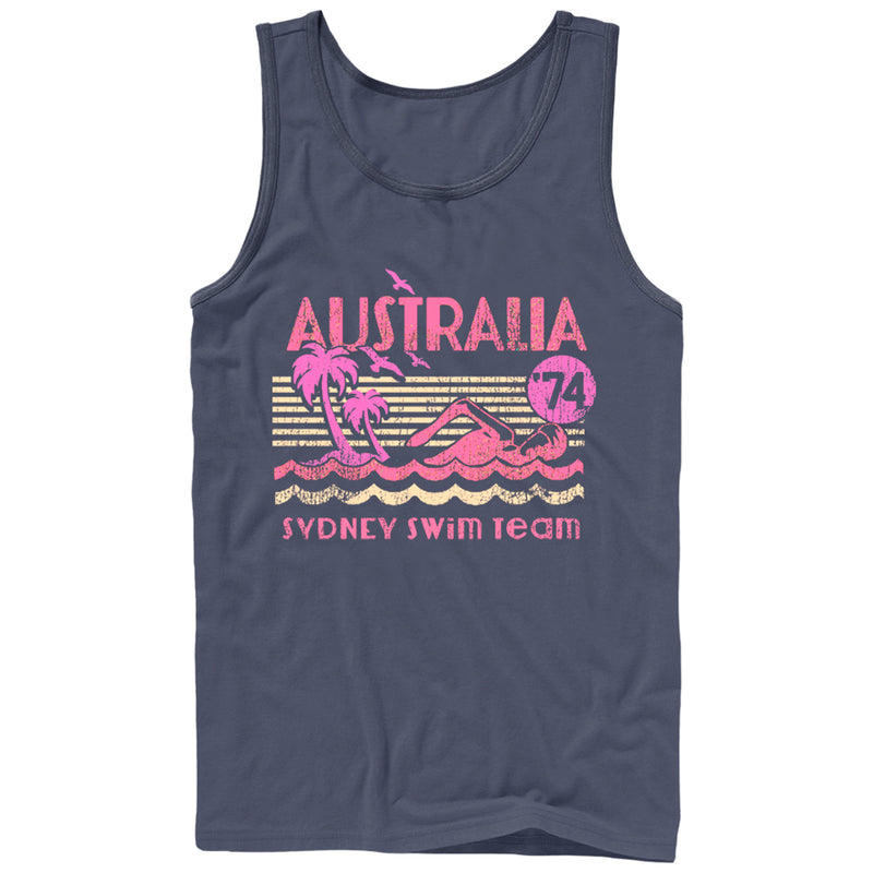 Men's Lost Gods Australia Swim Team Tank Top