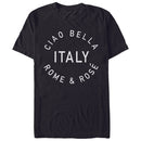 Men's Lost Gods Ciao Bella Italy Rome and Rose T-Shirt