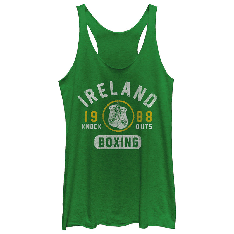 Women's Lost Gods Ireland Boxing 1988 Racerback Tank Top