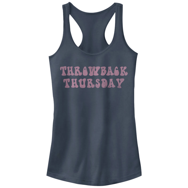 Junior's CHIN UP Throwback Thursday Racerback Tank Top