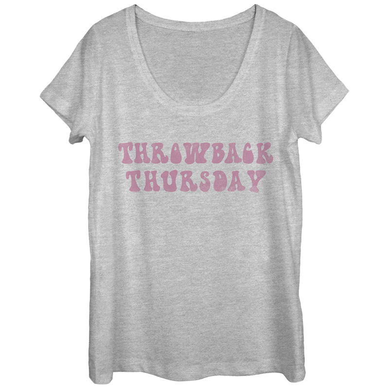 Women's CHIN UP Throwback Thursday Scoop Neck