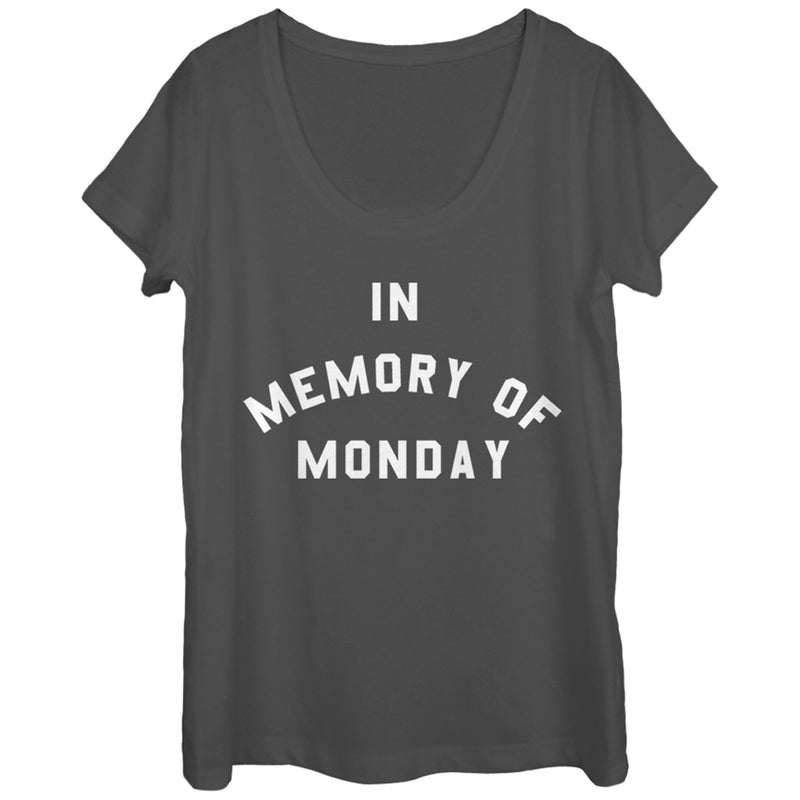 Women's CHIN UP Memory of Monday Scoop Neck