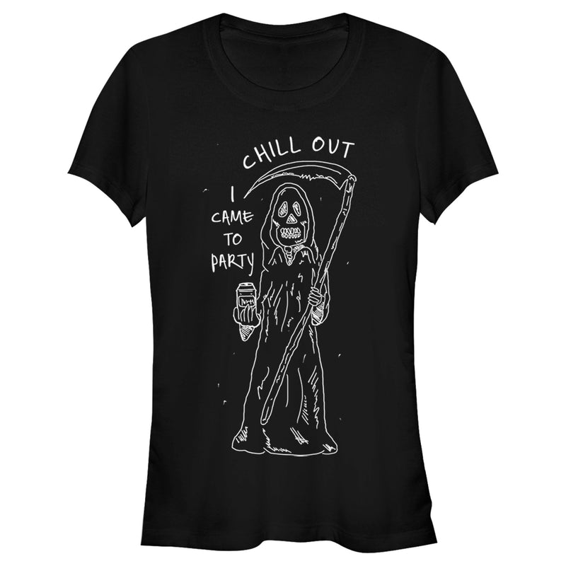 Junior's Lost Gods Halloween Chill Out I Came to Party T-Shirt