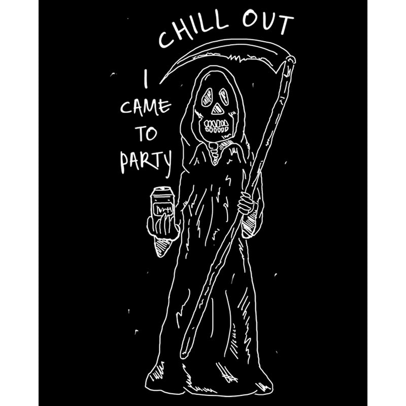 Junior's Lost Gods Halloween Chill Out I Came to Party T-Shirt