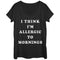Women's Lost Gods I Think I'm Allergic to Mornings Scoop Neck