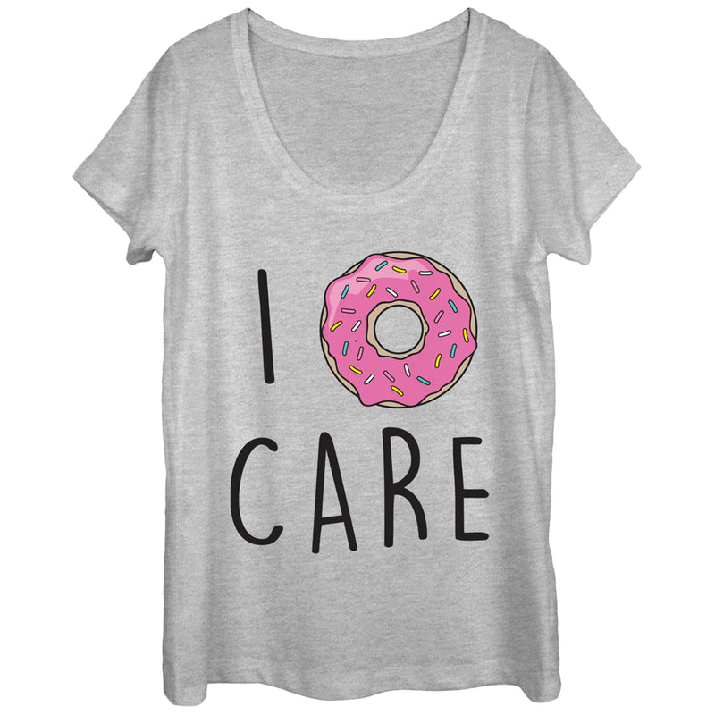 Women's CHIN UP I Donut Care Scoop Neck