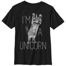 Boy's Lost Gods I'm a Unicorn Cat T-Shirt