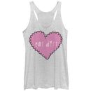 Women's Lost Gods Eat Dirt Heart Racerback Tank Top