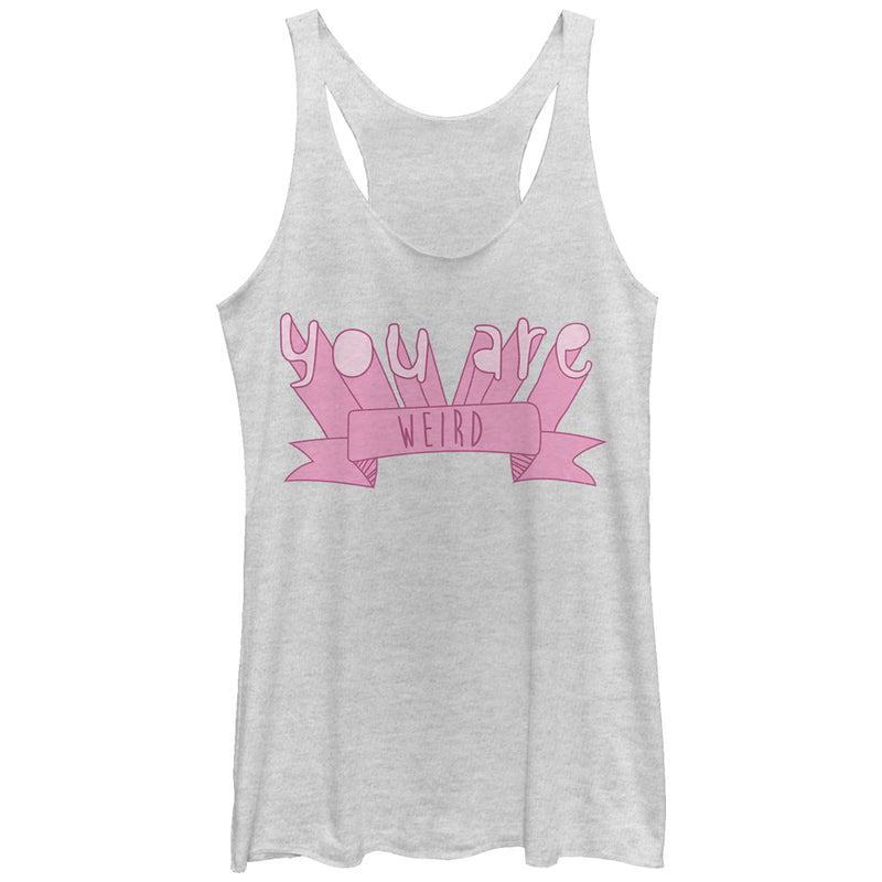 Women's Lost Gods You Are Weird Racerback Tank Top