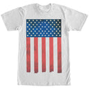 Men's Lost Gods American Flag Paint Print T-Shirt