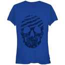 Junior's Lost Gods American Flag Skull T-Shirt