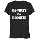 Junior's CHIN UP Go Nuts for Donuts T-Shirt