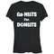 Junior's CHIN UP Go Nuts for Donuts T-Shirt