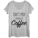 Women's CHIN UP Mood Sponsored by Coffee Scoop Neck