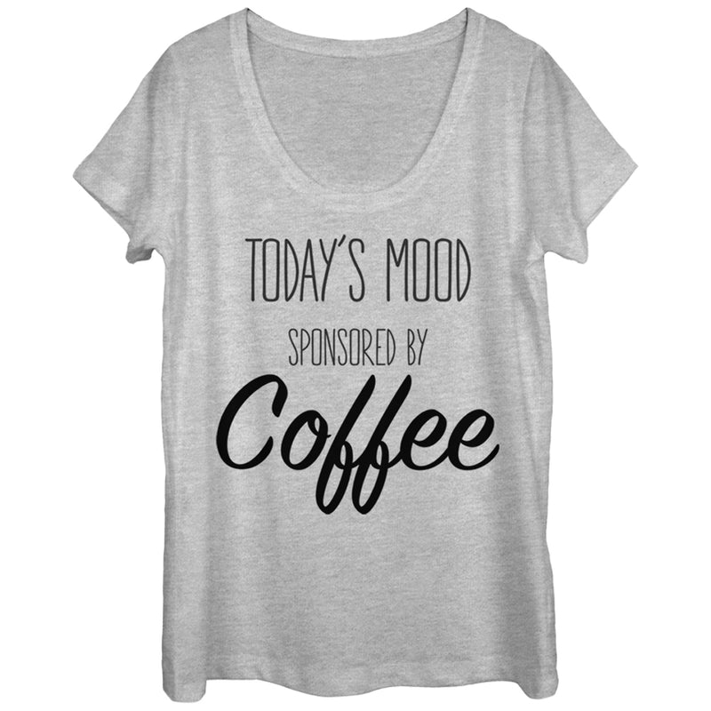 Women's CHIN UP Mood Sponsored by Coffee Scoop Neck