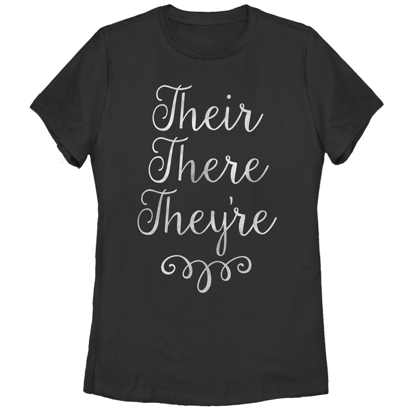 Women's Lost Gods Their There They're Grammar T-Shirt