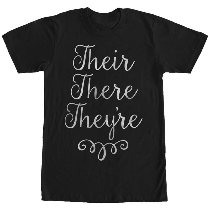 Women's Lost Gods Their There They're Grammar Boyfriend Tee